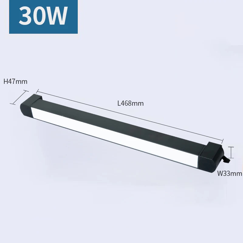 LED Track Light 110V 220V Spotlight Track Rail Lighting Fixture for Clothing Store Kitchen Indoor Light Spot Led Track Lamp