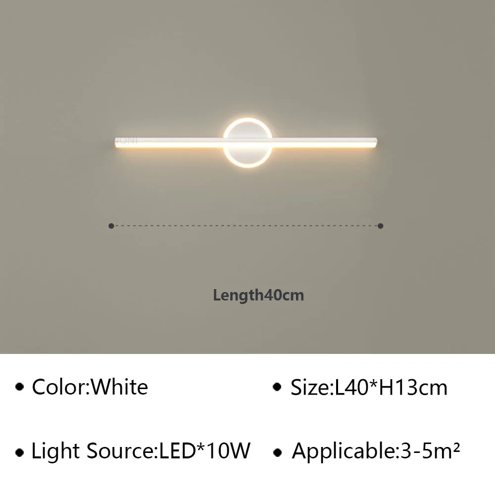 Modern LED Wall Lamp Bathroom Mirror Lights for Living Room Bedroom Makeup Lamp Decor Bath Wall Sconce Luster Fixtures Lighting