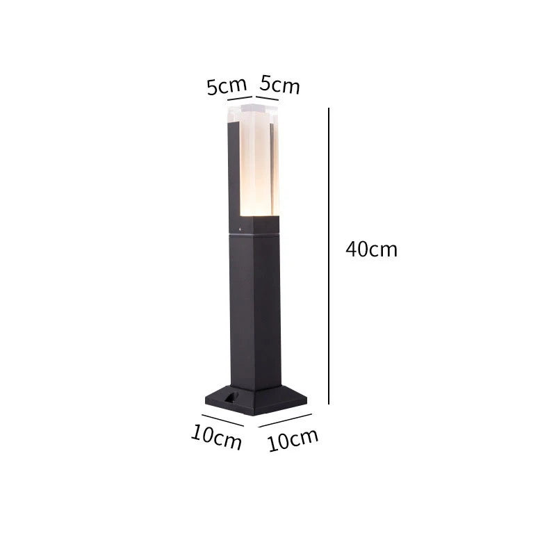 Advanced Lawn Lamp Outdoor Waterproof IP65 LED Aluminum Pillar Garden Path Square Landscape Lawn Lights Pillar lamp decor Villa