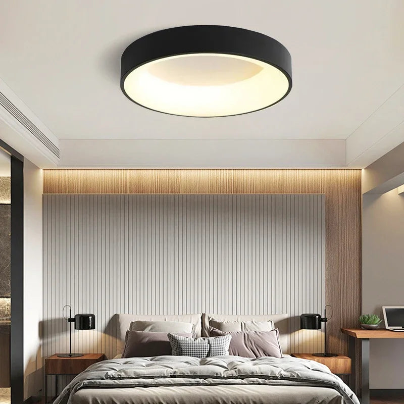 LED ceiling light Modern grey Log white 30/40/50 acrylic ceiling light Suitable for bedroom living room attic porch indoo