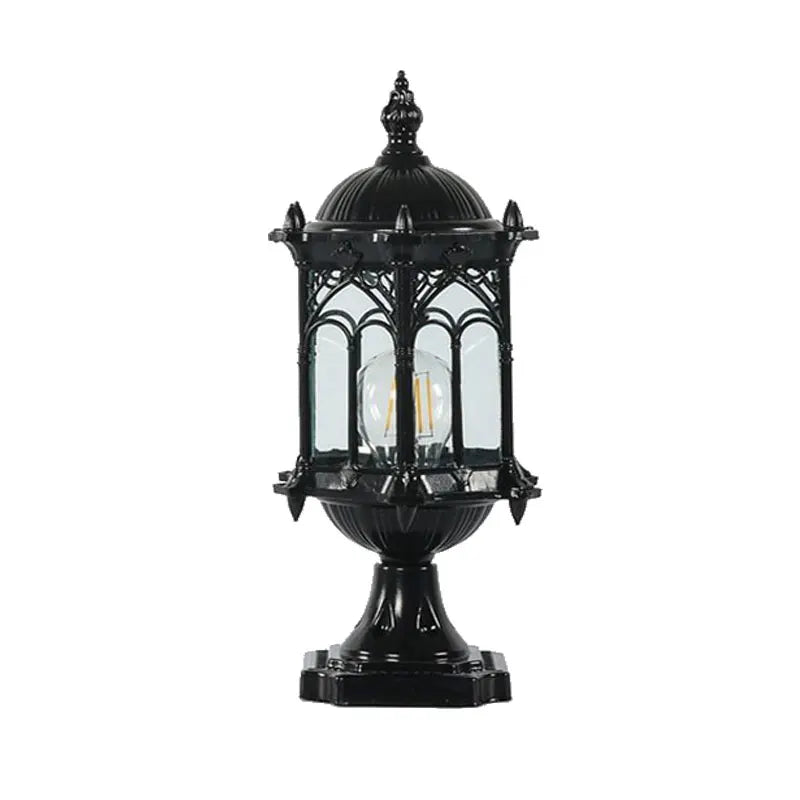 European Retro Outdoor Pillar Lamp Landscape Corridor Porch Path Post Pillar Light Bollard Light For Home