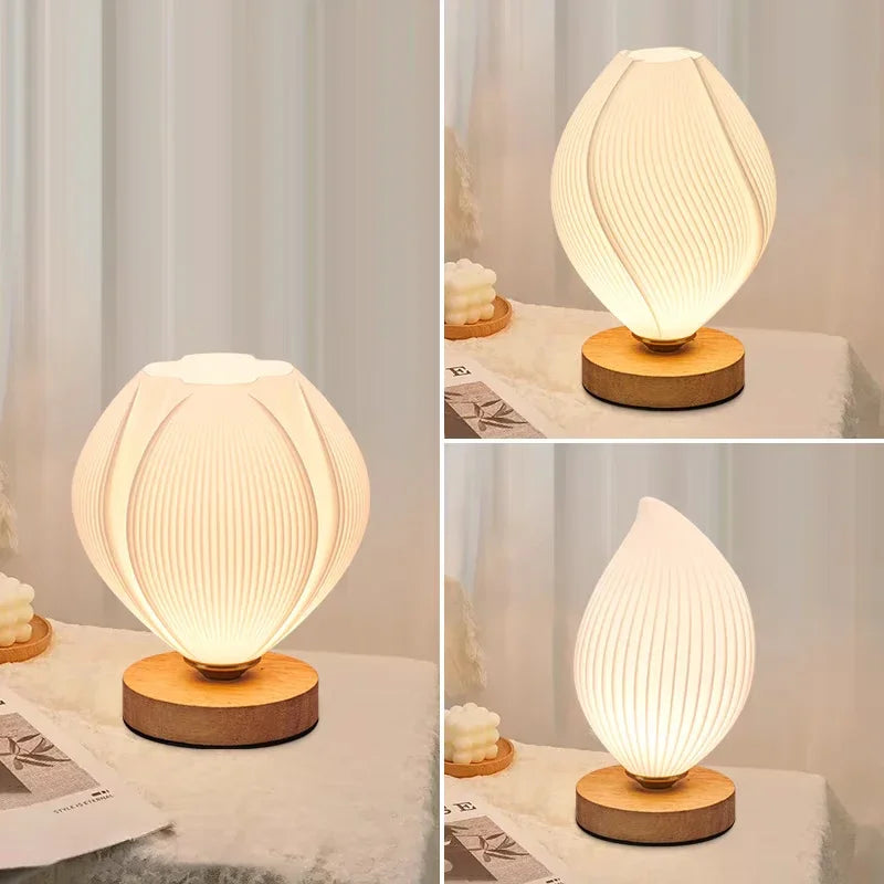 LED Flower Table Lamp USB Button Dleep Sleep For Home Livingroom Bedroom Bedside Desktop Atmosphere LED Flowers Decor Table Lamp