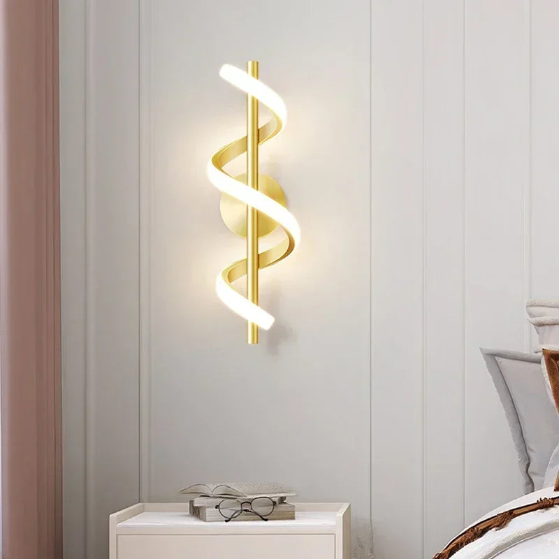 Modern LED Wall Lamp Creative Wall Sconce For Living Room Dining Room Bedroom Bedside Home Decor Indoor Lighting Fixture Lustre