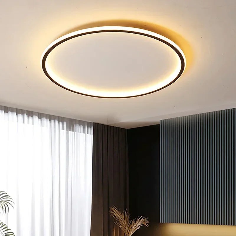 LED Ceiling Lights Nordic Simple Round Ceiling Chandelier Living Dining Room Bedroom Corridor Home Indoor Nordic Lamps Lighting