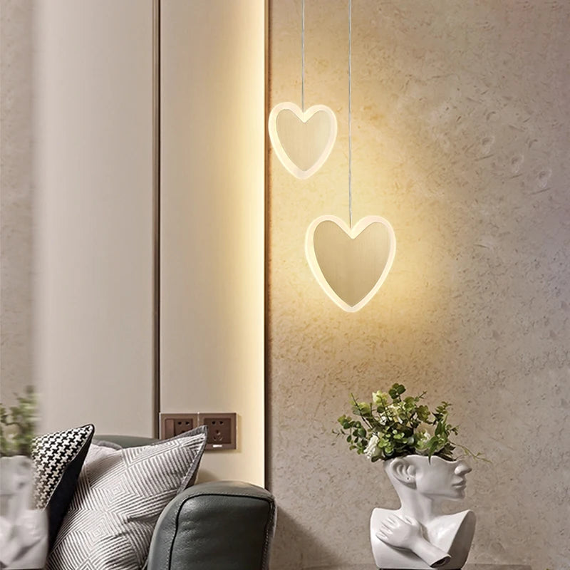 LED Pendant Lamp Indoor Lighting Hanging Lamp Home Decoration Bedroom Bedside Living Room Dining Tables Nordic Pendant Light