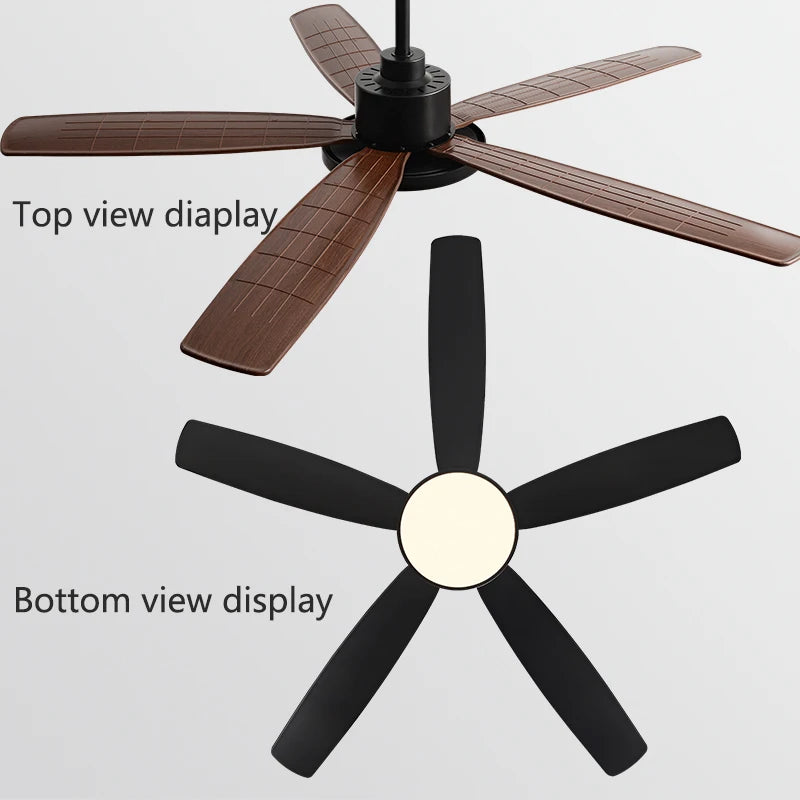 72inch Large Ceiling Fans DC motor 5 ABS Bladet Living Bedroom Ceiling Fan With Lights support Remote Control 220V 110V Fans