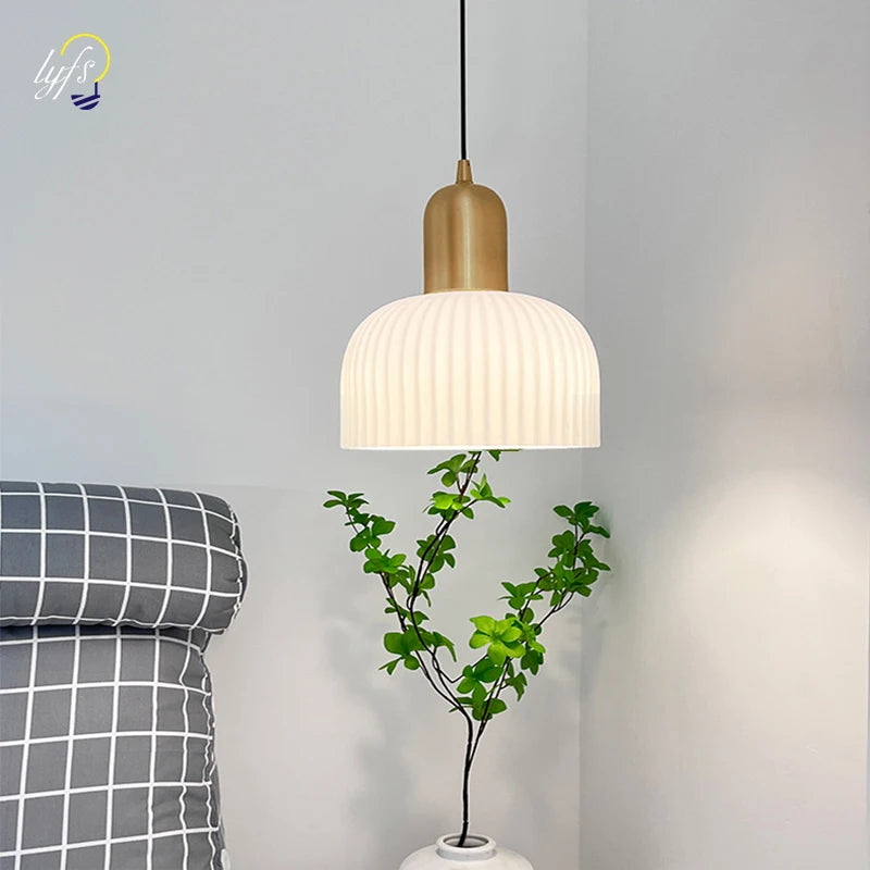 LED Nordic Pendant Lights Hanging Lamp Indoor Lighting Room Decor Home Bedroom Dining Table Living Room Study Bedside Light