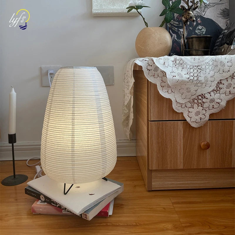 Nordic LED Table Lamp Interior Lighting Wabi-Sabi Fixture Dining Table Bedside Bedroom Living Desktop Decoration Desk Light