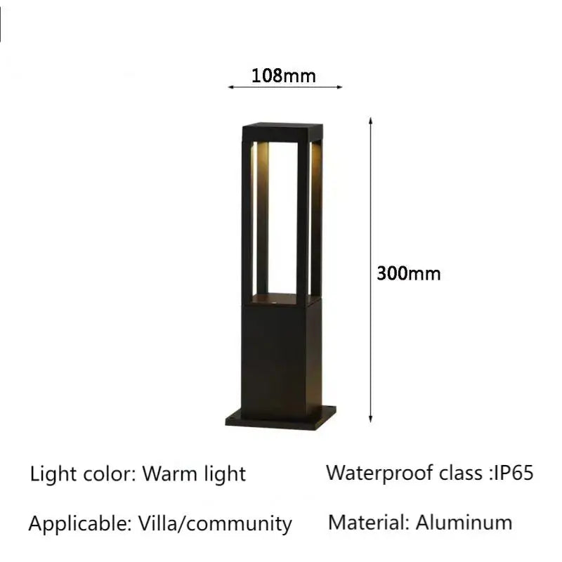 Outdoor Lawn Light Villa Household Street Light IP65 Waterproof Garden Modern Simple Led Ground Inserted Grass Garden Ground