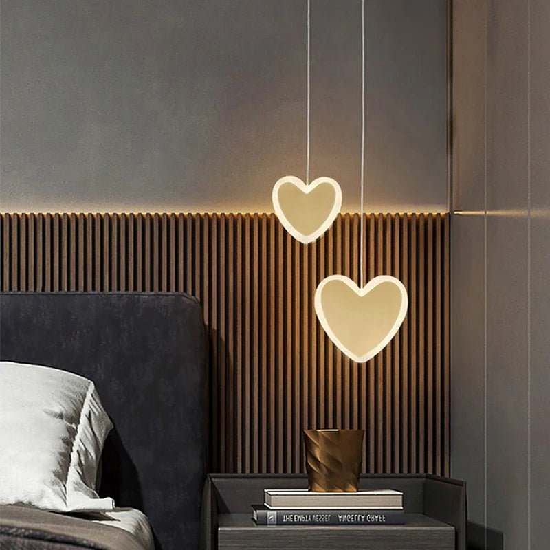 LED Pendant Lamp Indoor Lighting Hanging Lamp Home Decoration Bedroom Bedside Living Room Dining Tables Nordic Pendant Light