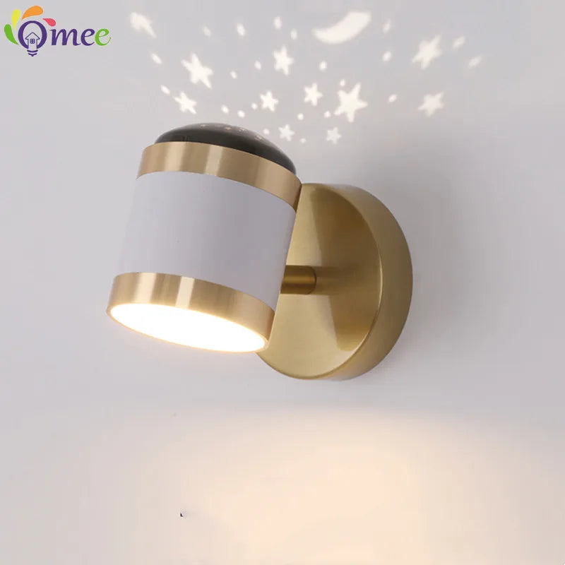 Modern Wall Lamp Bathroom Lamps Mirror Switch Stair Wall Night Light For Bedroom Bedside sconce Led Interior Small Wall Lights