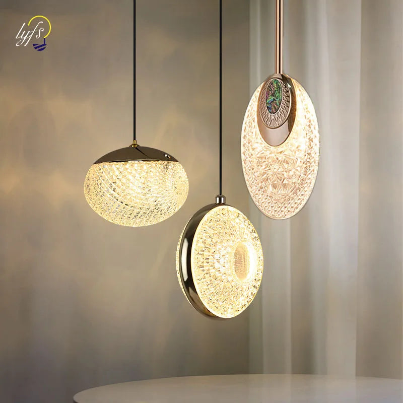 LED Pendant Lights Nordic Indoor Lighting For Home Dining Tables Living Room Decoration Bedroom Bedside Bed Hanging Lamp