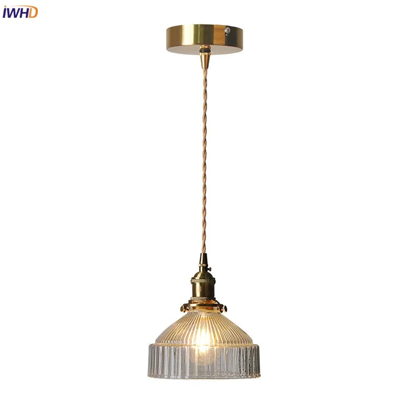 Clear Glass LED Pendant Lamp Balcong Living Room Bedroom Nordic Modern Wire Adjustable Hanging Light Fixture Lampu Gantung