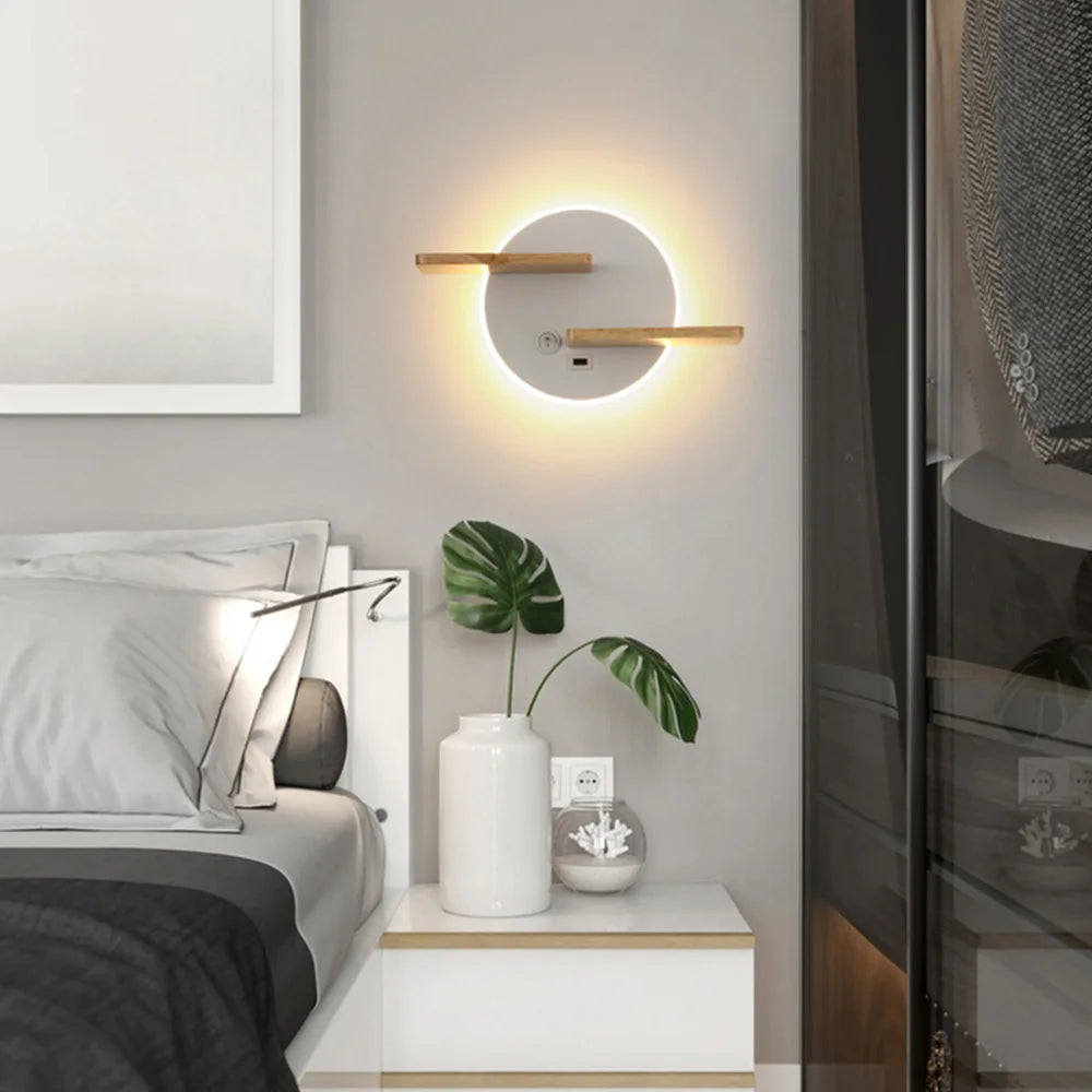 LED Wall Lamp Indoor Lighting Fixture For Living Room Bedroom Bedside Aisle Sofa TV Home Decorations Modern Wall Sconce Light