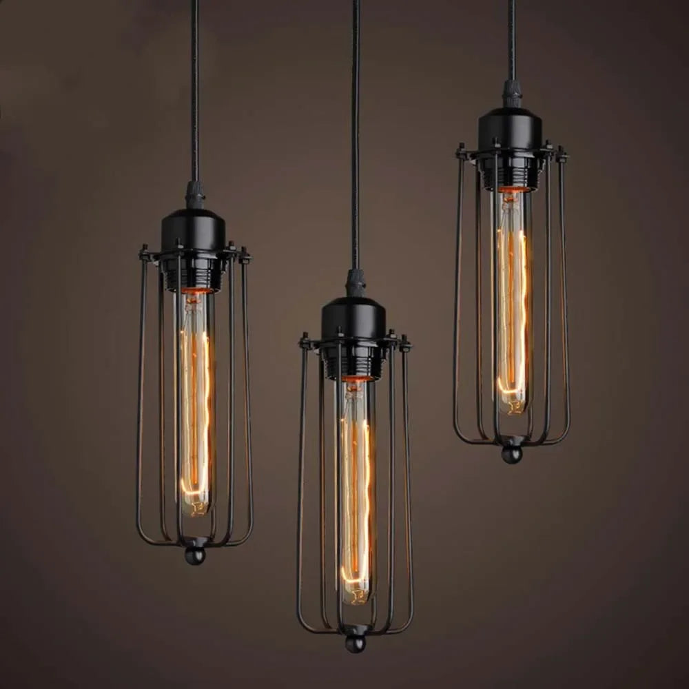 Vintage Pendant Light Industrial Chandelier American Retro Handing Lamp Restaurant Coffee Living Room Indoor Home Decor Lighting