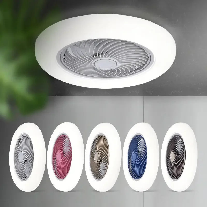 Ceiling Light With Fan Smart App +  Remote Control Living Bedroom Kitchen Decor Ventilator Lamp 52cm Ceiling Fan With Light