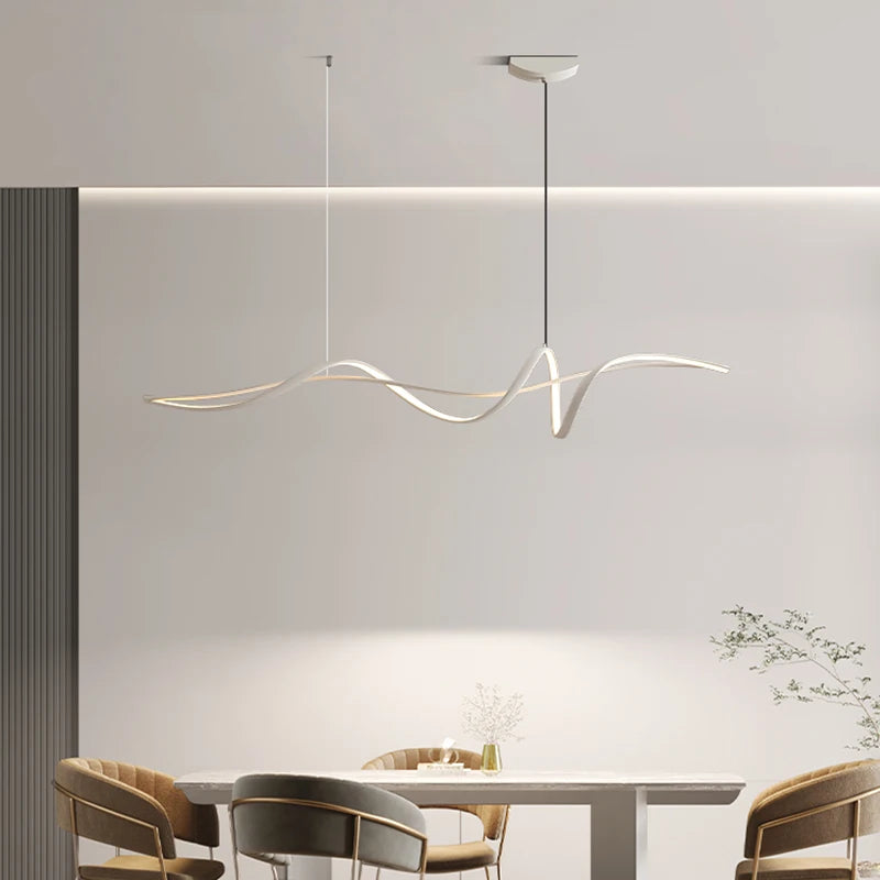 Modern Simple Led Pendant Lights for Dining Room Retaurant Living Room Bar Table Lamp Minimalism Home Fixture Interior Lighting