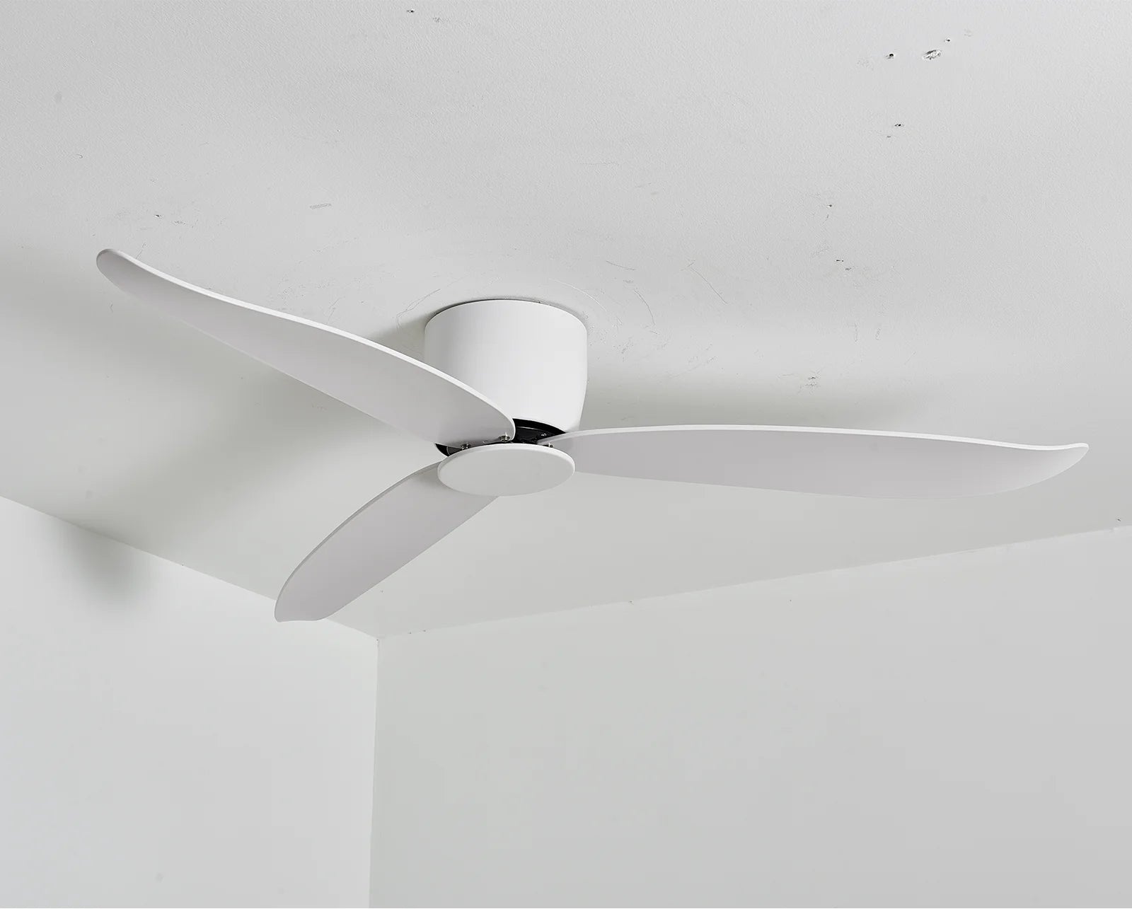 Ceiling Fan No Light 36 42 52 Inch DC Motor Remote Control Cooling Fans Lamp Low Floor Ceiling Fan White Black Color FAN