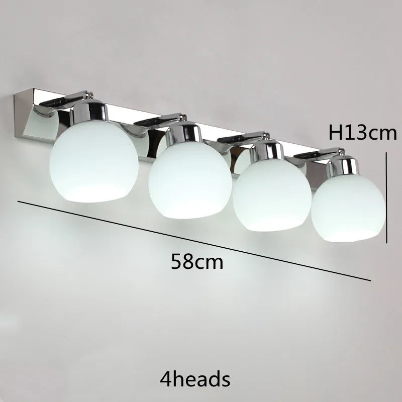 Makeup Mirror LED Light wall Bulbs Vanity Lights Bathroom Dressing Wall Lighting Glass Cover E14 LED Wall Light For Mirror Light