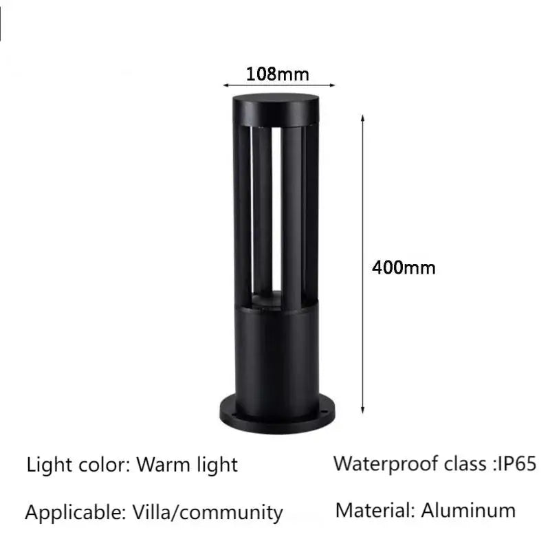 Outdoor Lawn Light Villa Household Street Light IP65 Waterproof Garden Modern Simple Led Ground Inserted Grass Garden Ground