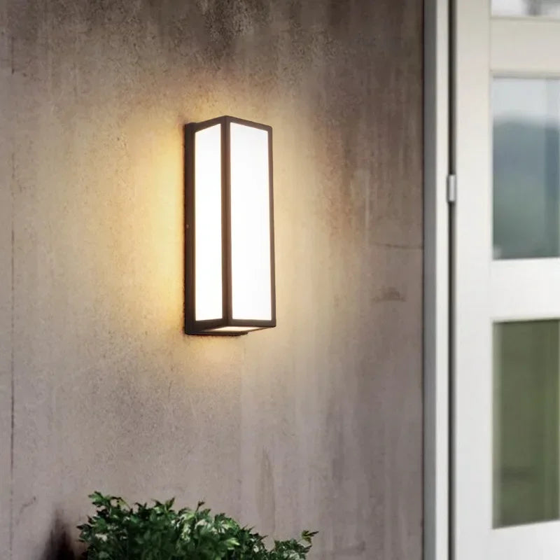 Outdoor LED Wall Light Waterproof IP65 Motion Sensor Light Led Outdoor Wall Lamp Porch Lights Balcony Garden Lights AC85-265V