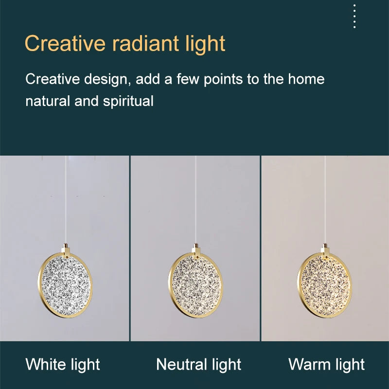 LED Nordic Pendant Lights Indoor Lighting Hanging Lamp Luxury Home Decoration Dining Tables Living Room Bedroom Bedside Light