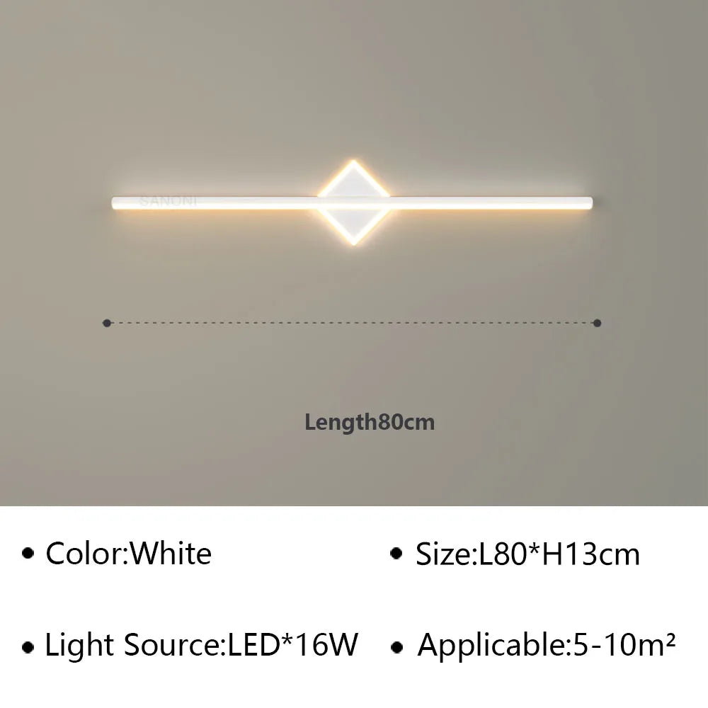 Modern LED Wall Lamp Bathroom Mirror Lights for Living Room Bedroom Makeup Lamp Decor Bath Wall Sconce Luster Fixtures Lighting