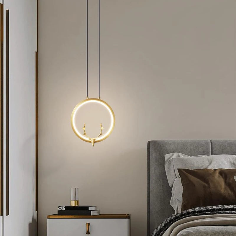 LED Nordic Pendant Lights Hanging Lamp Indoor Lighting Home Decoration Accessories For Bedroom Living Room Bedside Light