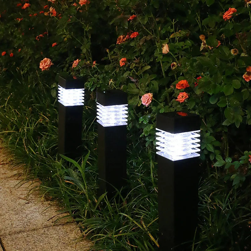 Solar Garden Lights LED Solar Pathway Lights Outdoor IP65 Waterproof Landscape Lighting Decor for Backyard Walkway Driveway