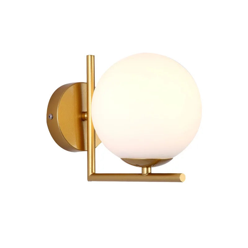 Modern Minimalist LED Wall Lamp Home Indoor Decor wall Sconce For Living Room Bedroom Bedside Lustres Backgroew Model Gold Black