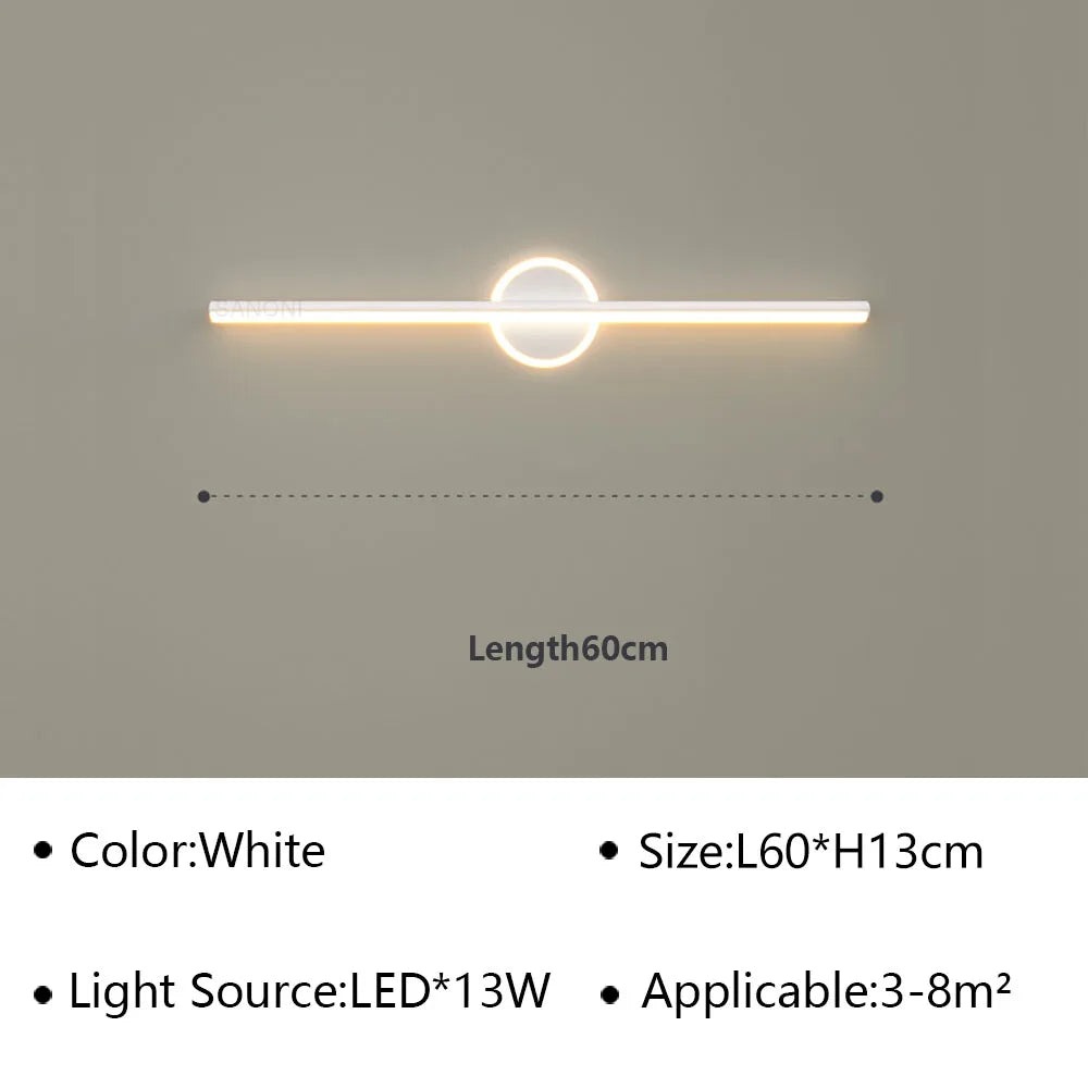 Modern LED Wall Lamp Bathroom Mirror Lights for Living Room Bedroom Makeup Lamp Decor Bath Wall Sconce Luster Fixtures Lighting