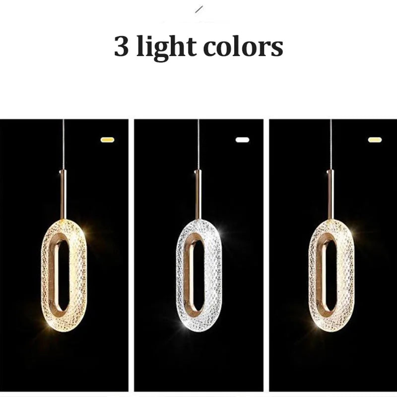 Lustre Led Pendant Lights Hanging Lamps For Ceiling Kitchen Home Dining Table Bedside Living Room Decor Nordic Light Fixture