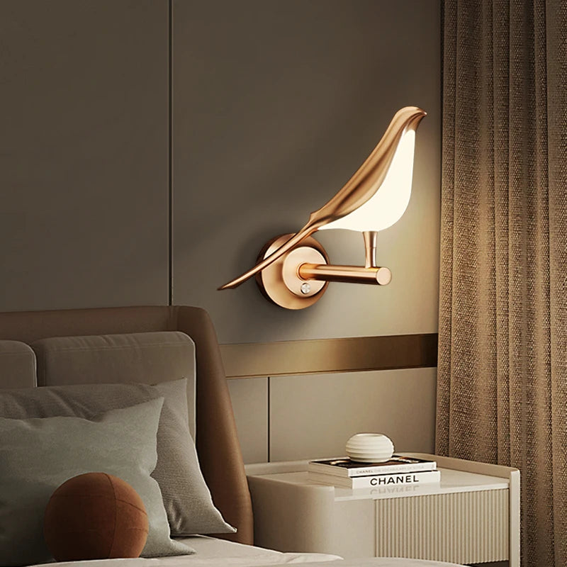 Lustre Led Wall Lamp For Bedside Table Modern Wall Sconce Lamp Home Living Room Decor Bedroom Nordic Interior Wall Light Sconce