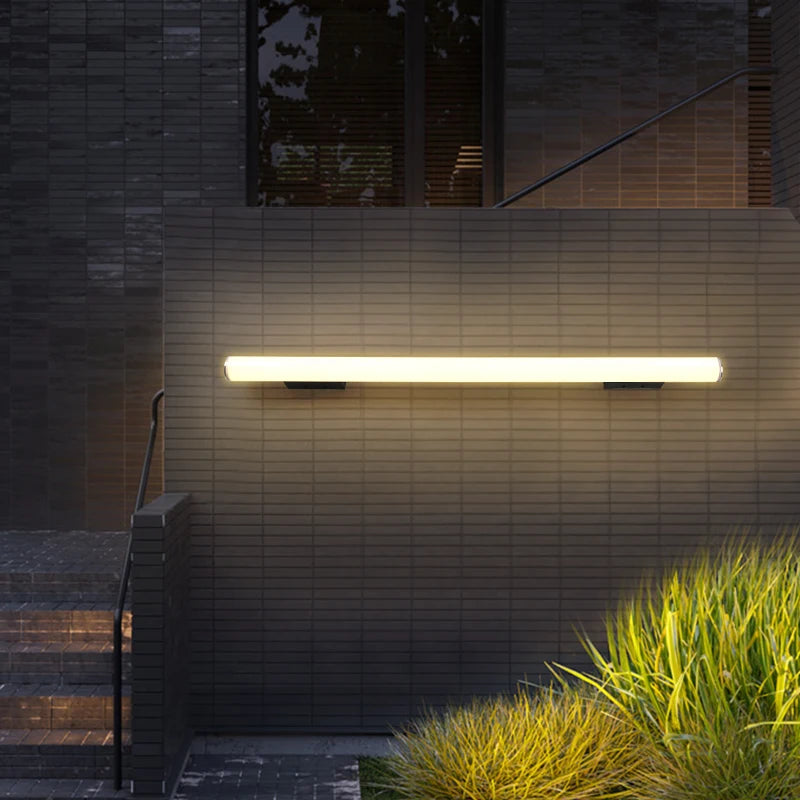 Modern Nordic style outdoor high brightness IP65 villa door pillars, walls, gardens, waterproof wall lights, LED light sources