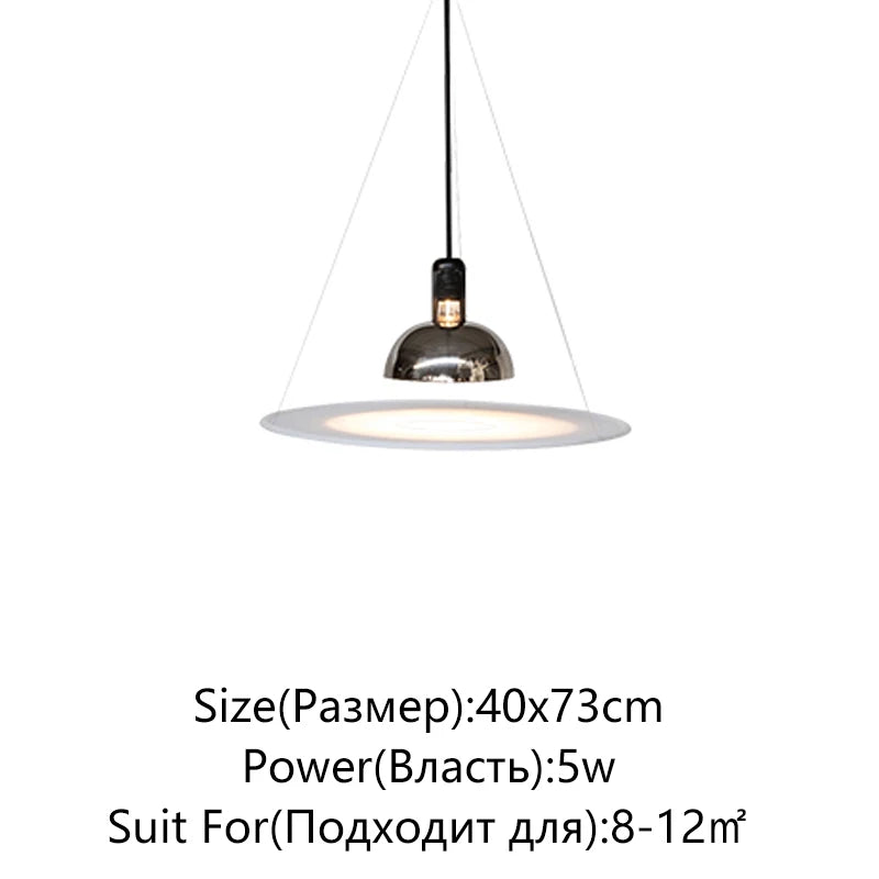 Designer UFO Chandelier For Living Room Bedroom Study Dining Room Chandelier Nordic Creative Home Lighting