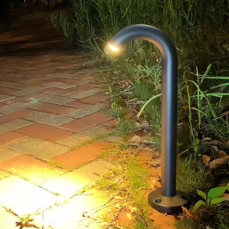 Outdoor Waterproof IP65 5W LED Lawn Lamp Modern Simple Aluminum Pillar Garden Path Square Landscape Lawn Lights AC85-265V