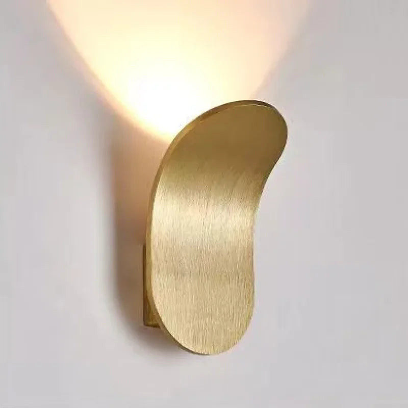 Nordic Modern Skateboard LED Wall Lamp Bedroom Dining Room Hotel Bedside Wall Lights Living Room Decoration Band-Aid Wall Lamps