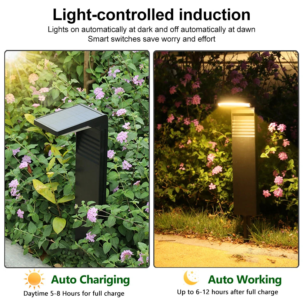 Solar Pathway Lights Outdoor Garden Lights Waterproof Solar Powered Landscape Lighting Decor Walkway Super Bright Warm/White