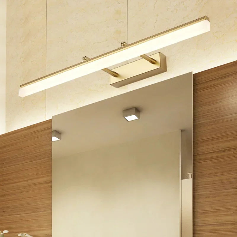 Bathroom Mirror Front Wall Lamp Waterproof Anti-fog Retractable Sconce Wall Light Makeup Mirror Wall Lights