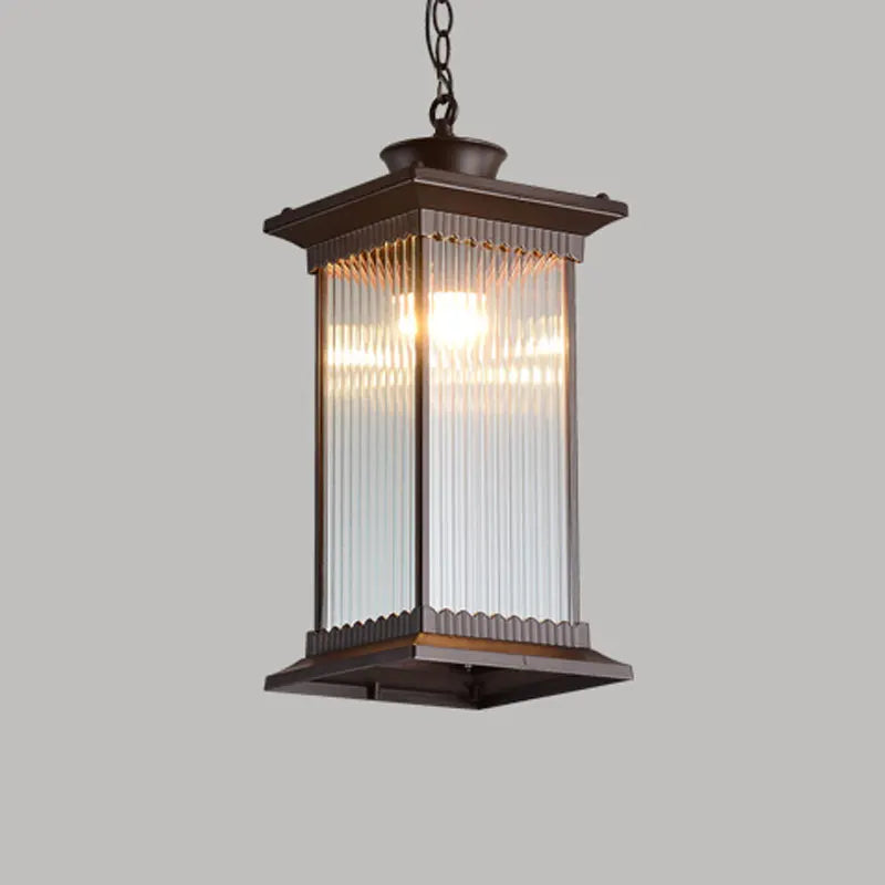 Outdoor Waterproof Courtyard Eaves Lamp, Villa Corridor Project, Retro Small Chandelier