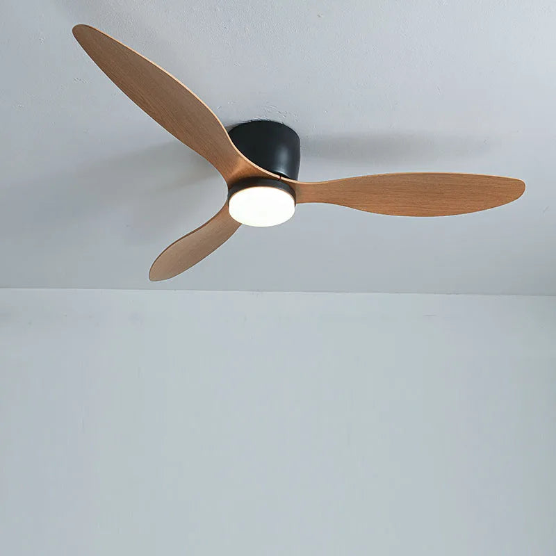 Ceiling Fans With Light No Light  DC Motor 6 Speeds Timing Fans 20CM Low Floor Loft Remote Control Decorative Led Fan With Light