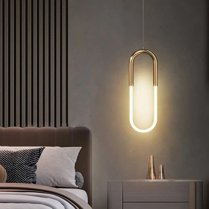 Modern LED Pendant Lights Indoor Lighting For Bedroom Bedside Lamps Dining Table Room Aisle Corridor Decoration Hanging Lamp