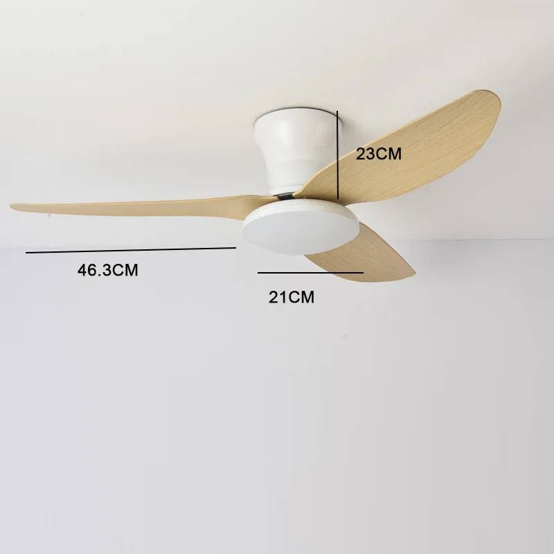 Ceiling Fan with light 40 inch DC Motor 30W Ceiling Fans With Remote Control Simple Ceiling Fan With ight Home Fan 100-240V