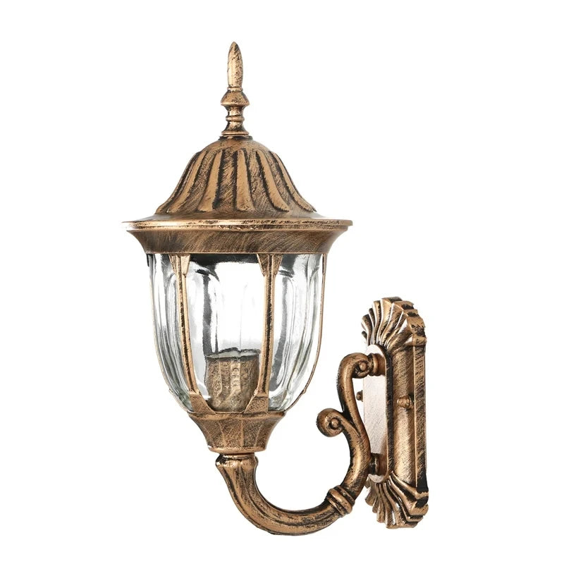 Classics Europe Wall Sconce Outdoor Balcony Lamps Waterproof Vintage Rustic Wall Lights