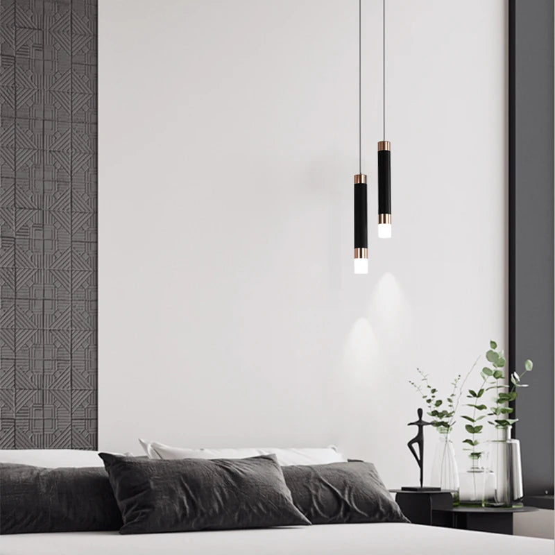 LED Nordic Pendant Lights Indoor Lighting Hanging Lamp Room Decor For Dining Table Study Bedroom Minimalist Bedside Light