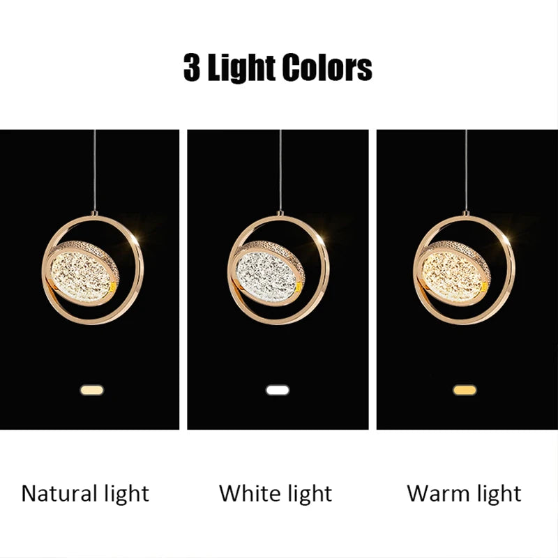 Nordic Ring LED Pendant Lights Indoor Lighting For Home Living Room Decoration Dining Tables Kitchen Hanging Lamp Bedside Light