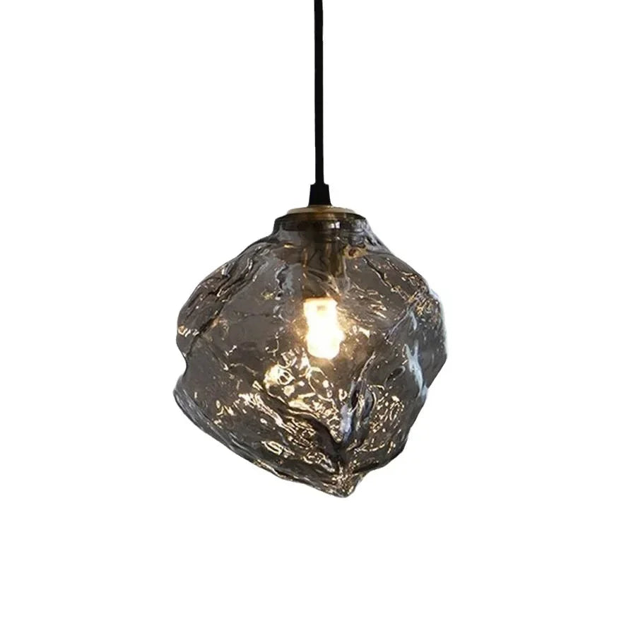 Simple and Creative Ice Cube Lava Chandelier Restaurant Entrance Bar Bedroom Bedside Pendant Light Three Colors Adjustable Hot