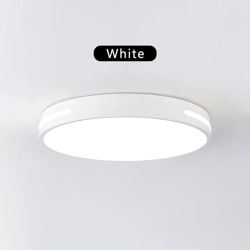 Modern LED Ceiling Light Simple and Creative Circular Home Light Living Room Bedroom Study Balcony Bathroom Decorative Lighting