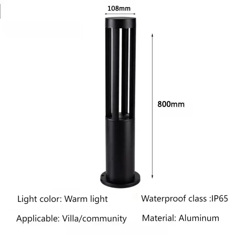 Outdoor Lawn Light Villa Household Street Light IP65 Waterproof Garden Modern Simple Led Ground Inserted Grass Garden Ground