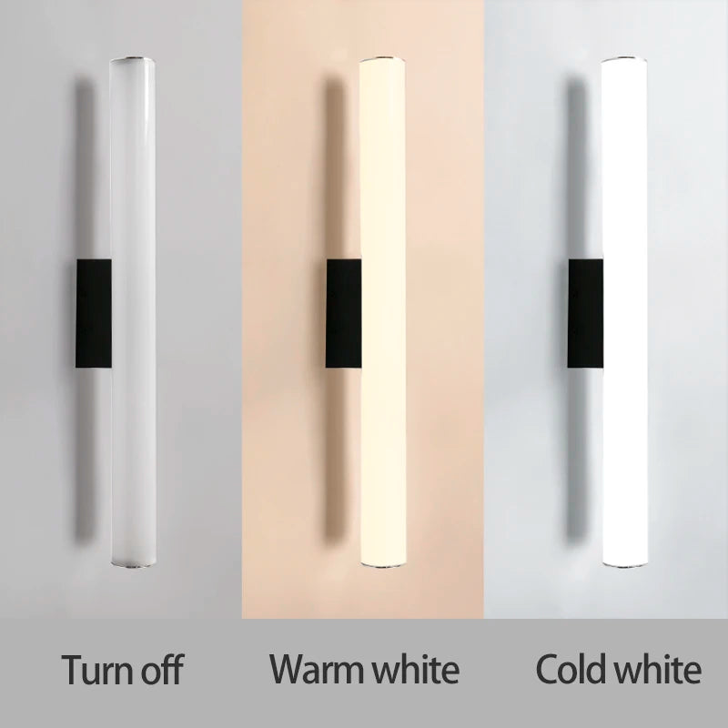 Modern Nordic style outdoor high brightness IP65 villa door pillars, walls, gardens, waterproof wall lights, LED light sources